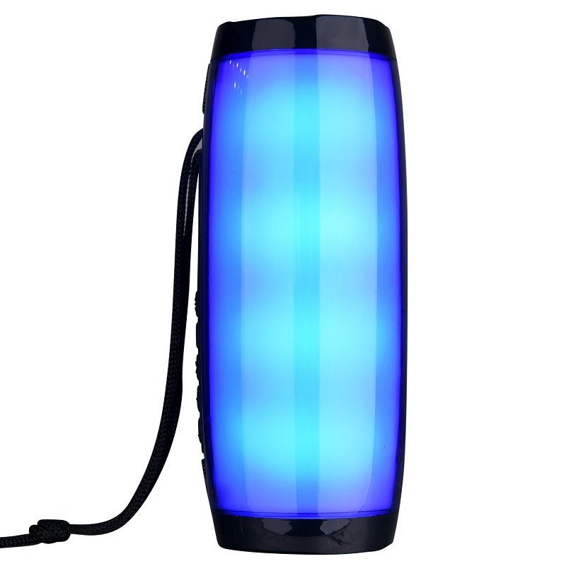 portable speaker with LED lights